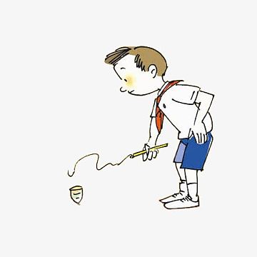 卡通陀螺素材_卡通陀螺图片元素-觅元素