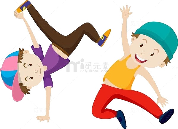 卡通儿童街舞