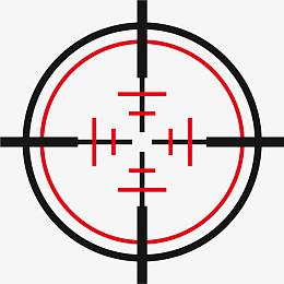 瞄准准星图标pngpng眼中的的世界png黑色矢量狙击准星pngpng望远式