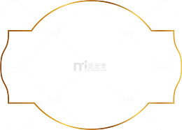 金色线条框架