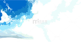 蓝色清新天空