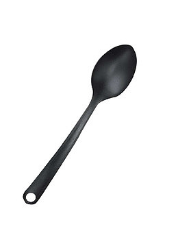 黑色塑料勺子免扣png素材
