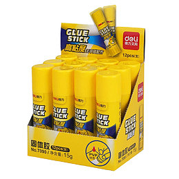 文具店得力高粘度固体胶15克1