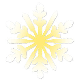 冬季飘落雪花金色渐变