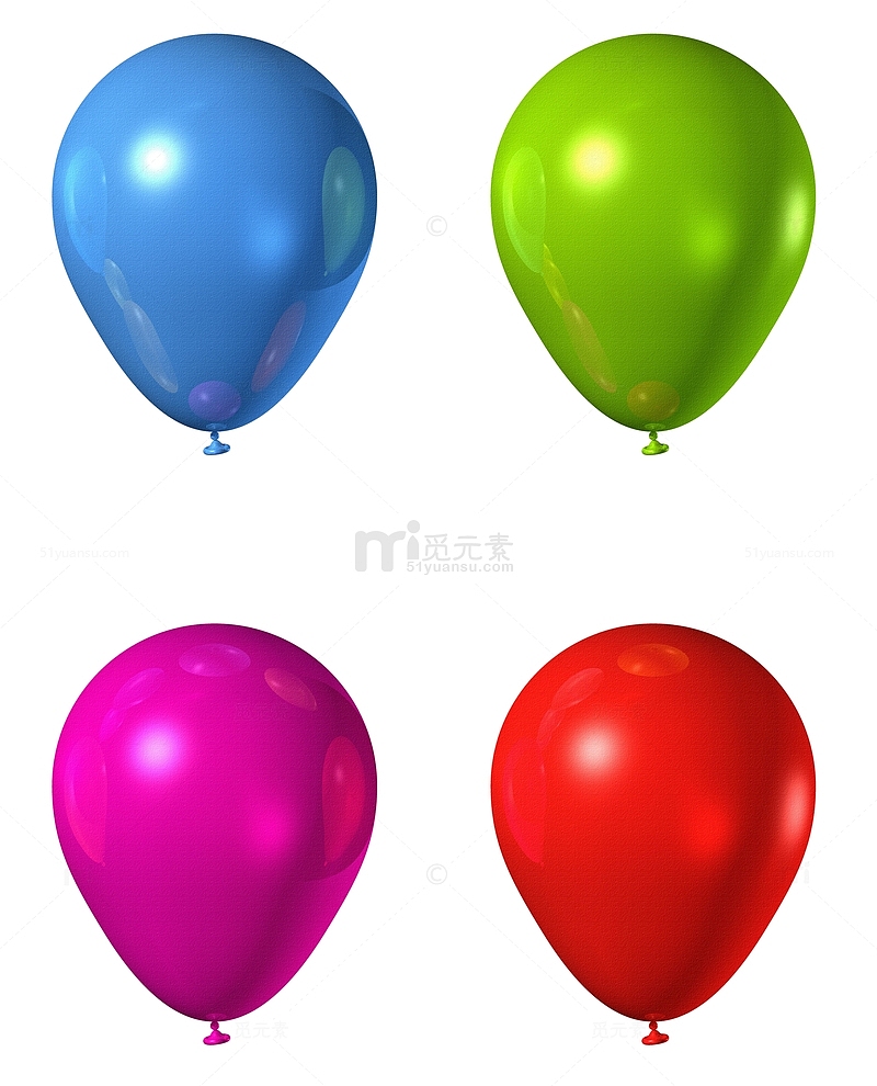 4个气球
