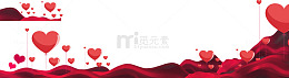 红色情人节爱心框架