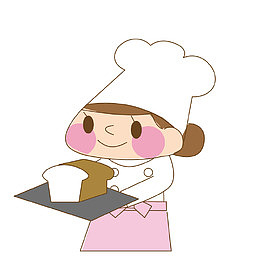 卡通返点厨师人物