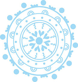 手绘花纹