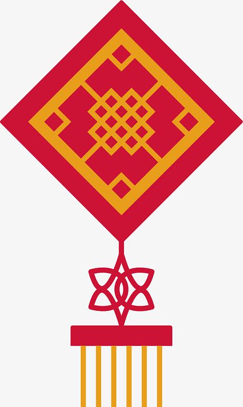 中国结创意春节元素图标矢量素材