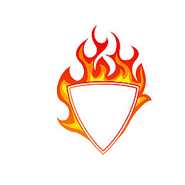 卡通 灼热的火焰图标PNG