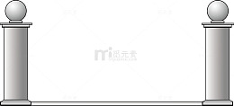 石柱护栏