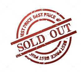 矢量红色售空图标SOLDOUT