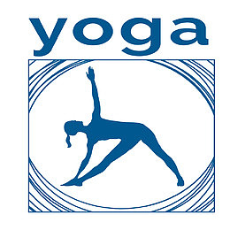 女性瑜伽形象剪影