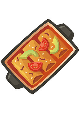 矢量卡通手绘美食