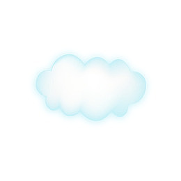 白色云朵漂浮素材