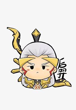 卡通后羿神话人物设计