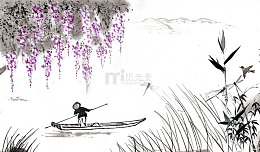 国画一帆风顺