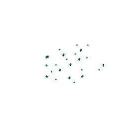 绿色光泽漂浮碎纸