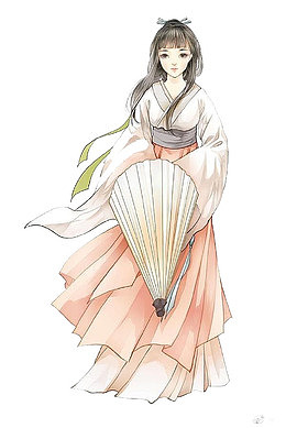 水彩女孩