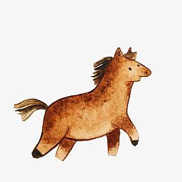 png水彩小马驹手绘画素材图片pngpng卡通小马驹矢量图pngpng矢量