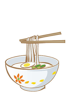 手绘面条