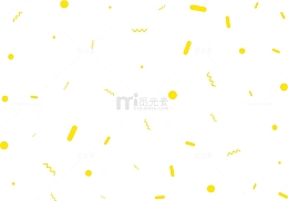 黄色活动彩带