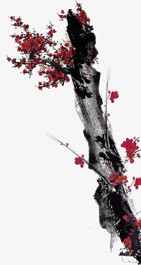 水墨梅花