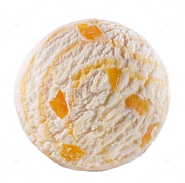 芒果冰淇淋球高清素材