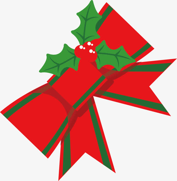 圣诞蝴蝶结免抠素材免费下载_觅元素51yuansu.com