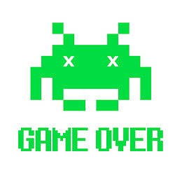 卡通马赛克game over