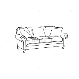 沙发简笔画