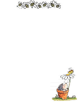 蜜蜂书信边框
