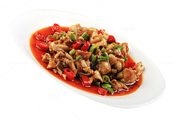 小炒米椒泡椒牛蛙