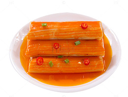 腌制的辣味蟹肉棒