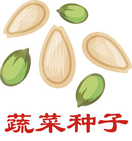 发芽的种子矢量稻花香2号种子