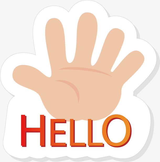 矢量图水彩巴掌装饰素材免费下载_觅元素