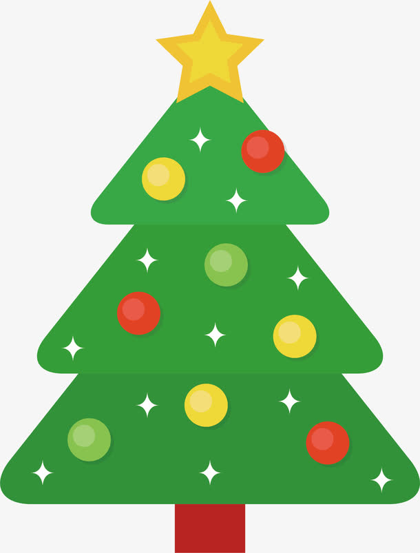 彩色小球圣诞树