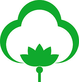 绿色卡通棉花素材图