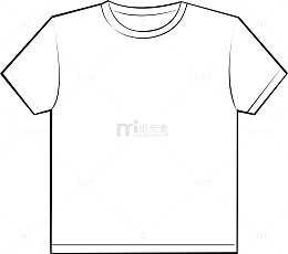 短袖服装手绘素材图
