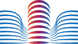 矢量彩色房子logo图