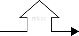 房子线条图标素材图