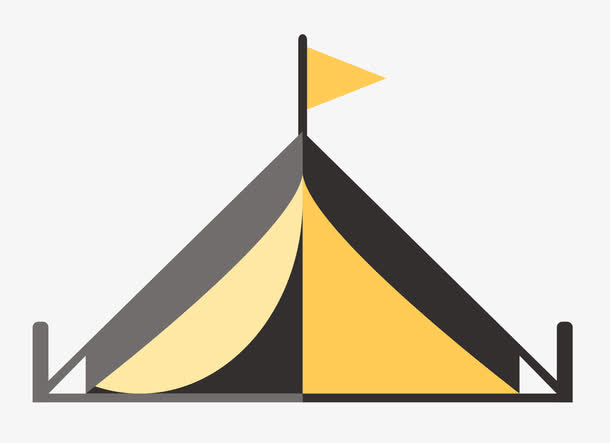 矢量帐篷素材