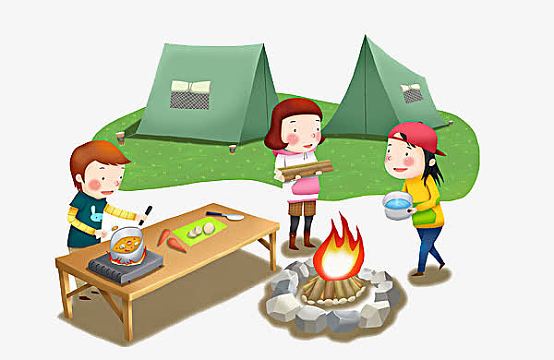 卡通野餐图片_卡通野餐素材_觅元素