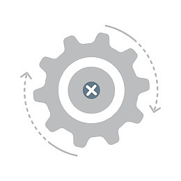 灰色圆形设置旋转元素