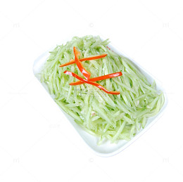 产品实物黄瓜丝蒜泥黄瓜