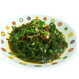 香葱红油凉拌海带丝