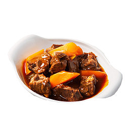 产品实物美味小吃土豆烧牛肉