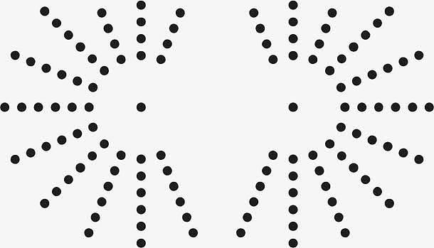 点线面构图底纹角花素材