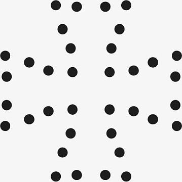 点线面构图底纹角花素材