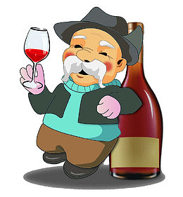 老爷爷品酒师
